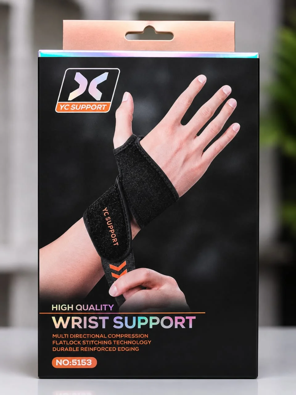 Attelle de poignet avec sangle de maintien – YC Support N°51...