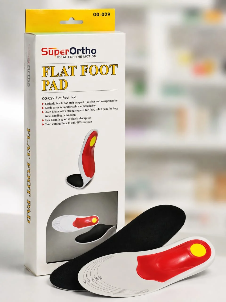 Semelle orthopédique pour pied plat – SuperOrtho OO-029